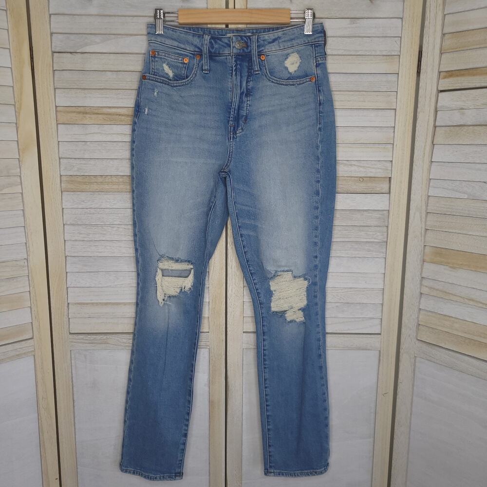 Madewell Jeans Womens 26T The Curvy Perfect Vintage Jean Medium Blue 28 Waist